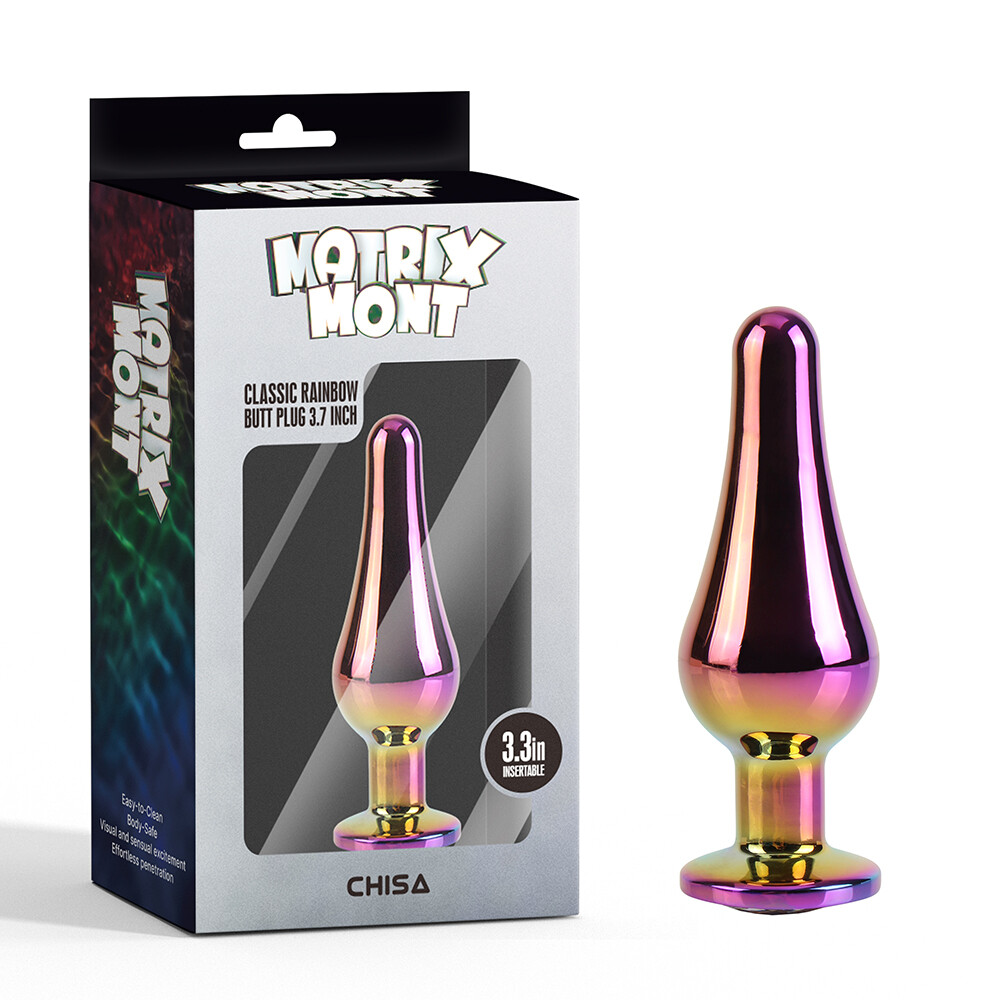 Classic Rainbow Ø 3,2 cm Plug Anale CHISA NOVELTIES