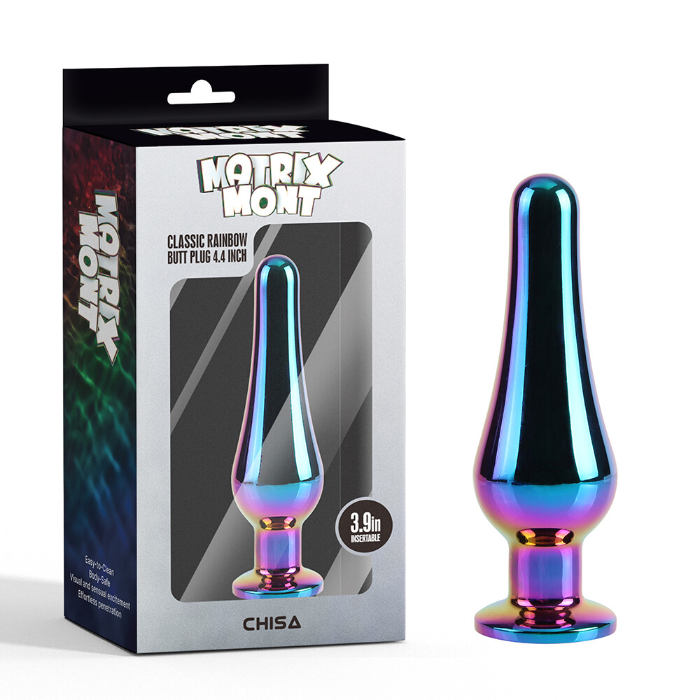Classic Rainbow Ø 3,5 cm Plug Anale CHISA NOVELTIES